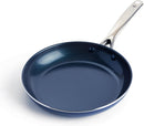 Blue Diamond 10" Diamond Infused Ceramic Nonstick Frying Pan Skillet, Blue