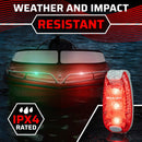 Bike Lights for Night Riding, USB Rechargeable Front and Back Lights, LED Bicycle Headlight and Tail Light Set, Water Resistant Bike Lights Rechargeable for Mountain Bikes, Kids Bike Light, MTB Light | Tail Lights | Red & Green — 6