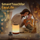 OORUN Touch Bedside Table Lamp,13 RGB Colors & 5 Brightness, USB Rechargeable Desk Lamp, Remote Control Dimmable… — 5