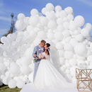 RUBFAC 87pcs White Balloons Different Sizes 18 12 10 5 Inches for Garland Arch, Premium Party Latex Balloons for Birthday Party Wedding Anniversary Baby Shower Party Decoration — 4