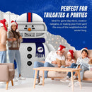 Sporticulture Buffalo Bills Inflatable Snowman Player – 7 Ft Tall Yard Decoration w/LED Lights | NFL Holiday Football Snowman | Built-in Blower Motor, Weather-Resistant, Indoor/Outdoor Use — 7