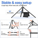 EMART Backdrop Stand 10x7.8FT Adjustable Back Drop Stand for Party Events | Black — 4