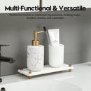 Razborci Water Absorbing Stone Sink Caddy Kitchen Sink Organizer Tray, Diatomite Bathroom Counter Tray, Gold Faucet… — 6