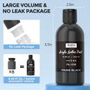 Nicpro Black Acrylic Leather Paint, 8.45 oz (250 ml) Leather Paint — 4