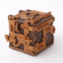 WOODEN.CITY Escape Room Puzzle Box – 3D Wooden Puzzle Box for Adults & Teens, Brain Teaser Puzzle Box Secret Lock Box with Cluebox Mechanism – Mechanical Wood Puzzle Box Kit, Unique Puzzle Boxes Gift — 4