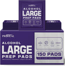 COVIDIEN 6818pk6 6818 Webcol Alcohol Prep, Sterile, Medium, 2-Ply, 4.3" Height, 2.1" Wide, 4" Length, Pad, 6 Packs of 200 (Pack of 1200) — 5