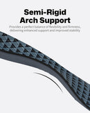 WalkHero Plantar Fasciitis Relief Insoles, High Arch Support Shoe Inserts - Gray — 4