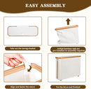 Toilet Paper Storage Basket with Lid - The Ultimate Bathroom Organizer, Free Standing Toilet Paper Holder for Up to 9 Mega Rolls, Toilet Tissue Storage Bin with Handle for RV Closet, Beige — 5