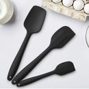3-Piece Silicone Spatula Set, 600°F Heat Resistant, Black — 4