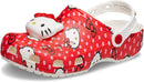 Crocs Unisex Adult Hello Kitty Classic Clogs | 6 Women/4 Men | Multi Hello Kitty — 1