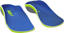 3/4 Reinforced High Arch Support Children's Orthotic Insole. Slim Profile & Strong Support with Memory Foam Soft Top. KidSole Arch Alien (US Kids Size 4-7.5) — 3