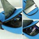 WATERFLY Crossbody Sling Backpack Sling Bag Travel Hiking Daypack | N - Sky Blue | Small — 4