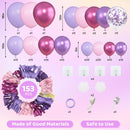 Amandir 153pcs Pink Purple Balloon Garland Arch Kit Different Sizes — 2
