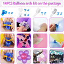 Electric Balloon Pump, Portable 2 Modes Balloon Blower Machine with 14 Balloon Arch Kits, Air Pump for Balloon, Balloon Inflator for Party Decoration | Pink — 2