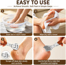 Foot Care Pedicure Callus Shaver Hard Skin Remover Wood Handle 10 Blades — 5