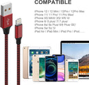 Apple MFi Certified 6Pack 3/3/6/6/6/10 FT iPhone Charger Lightning Cable photo 6