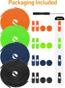AMLY | 4 Pairs of Elastic No Tie Shoelaces — 5