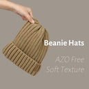 FURTALK Winter Hats for Women Fleece Lined Beanie Knit Chunky Womens Snow Cap - Coffee — 2