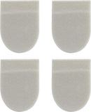 Felt Heel Pads Cushion 1/4" with Adhesive for Pain Relief - 4 Pairs - 4 Pair 1/4" Thick — 8