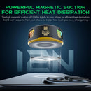 Black Shark FunCooler 5 Magnetic Cell Phone Cooler for Gaming, Portable Mobile Phone Cooling Fan with RGB Light, Cellphone Radiator for iPhone Magnetic Series/Android/Tablet/iPad (Black) photo 5
