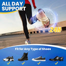 JUMPOW Metatarsal Pads,2 Pairs Nonslip Ball of Foot Pain Relief Cushions,L 4