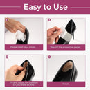 Heel Grips Pads for Loose Shoes - Welnove 3-Pair Heel Inserts for Back of Heel Protect, Heel Inserts for Blisters Pain, Rubbing, Prevent Slip, Fit Shoes, Boots, Sandals, High Heels, Men Women, Beige - Beige | 3-Pair — 7