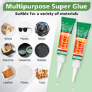 WOUSEDO 12 X 3g Super Glue Clear, Fast Drying Cyanoacrylate(CA) Glue — 2