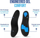 Height Increase Insoles for Men (+2 inch) Discreet Shoe Lifts, All Day Comfort, Shock-Absorbent Gel, Trim to Fit Inserts for Most Sneakers & Shoes, Confidence Boosters (Mens 8.5-10) — 7