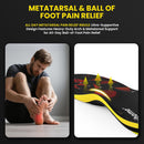 Bukihome Support Orthotic Insoles for Metatarsal & Ball of Foot Pain Relief, Heavy Duty Arch Support Cushioning, EVA for Plantar Fasciitis, Morton's Neuroma - XL 2