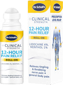 Dr. Scholl’s Clinical Strength 12-Hour Pain Relief Liquid Roll-On, 3 oz - 4% Lidocaine for Powerful Numbing, Instant Cooling Pain Relief with Menthol, Added Urea, Use on Hands, Feet, Neck, Back & Legs — 1