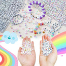 YMSDZHL Alphabet Beads A-Z 1900Pcs Letter Bead for Bracelet Jewelry Making — 7