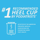 Tuli’s Heavy Duty Gel Heel Cups for Heel Pain, 1 Pair, Large 4