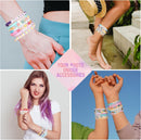 Pizooro Friendship Bracelet Kit, 28 Colors 5040 Pcs Clay Beads 1200 Pcs Letter Beads for Bracelets Making,4 Styles… — 6