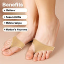 2 Pairs Metatarsal Pads Women & Men, Non Slip Ball of Foot Cushion for Sesamoiditis, Metatarsalgia, Morton'S Neuroma, Reusable Foot Pads with Inserts 6