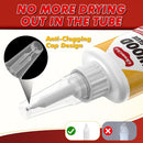 Super Glue for Wood 1.23oz, Strong Waterproof Clear Fast-Drying Adhesive — 6