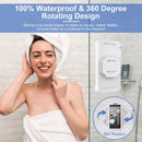 URROY Shower Phone Holder Waterproof, 360° Rotation Shower Phone Case, Anti-Fog High Sensitivity Universal Cover Mount Stand for Bathroom Wall Mirror Bathtub Kitchen, Gift for Men Women — 2