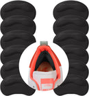 Heel Pads for Shoes Too Big, Black Grips Liners, 6 Pairs — 1