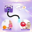 Electric Balloon Pump, Portable Electric Balloon Blower Machine Balloon Air Pump Dual Nozzle 110V 600W Balloon Inflator for Party Decorations | Purple — 6