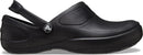 Crocs Women's Mercy Work Clogs, Slip Resistant Work Shoes – Black/Black — 5