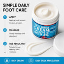 ASDToTio 42% Urea Foot Cream for Dry, Rough Feet with Aloe Vera, 4 oz — 5