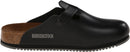Birkenstock Leather Boston Canberra Clogs – Black — 3