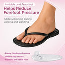 Metatarsal Pads for Flip-Flops, Ball of Foot Cushion, 2 Pairs, Clear 5