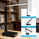 karidi LED Desk Lamp with Power Strip, 3 AC Outlets & 4 USB Ports (2 USB-C), Eye-Caring Task Light, 5 Color Modes 5… — 5