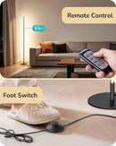 EDISHINE 2 Pack 57.5” Floor Lamp with Remote, Dimmable & 7 CCT Adjustable — 3