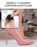 Heel Grips for Loose Shoes Black 4 Pairs - Black | 4 Pairs — 2