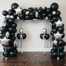 RUBFAC Balloons Black Balloon Arch for Black Birthday Decorations 154pcs — 7