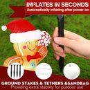 Crowye 6 FT Christmas Inflatables Gingerbread Inflatable Outdoor Decoration — 4