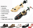 EchoDone 2 Way Cedar Shoe Trees For Men Wooden Shoe Stretcher Adjustable Unisex Shaper Large Size for Men and Women, Wood Shaper Women's Size 10 to 13.5 Man's Size 9 to 13 — 5