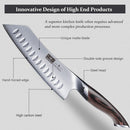HOSHANHO 7 Inch Japanese Chef Knife, Ultra Sharp Kitchen Santoku Knives — 2