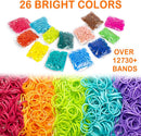 12730+ Loom Rubber Bands Refill Kit in 26 Color with 500 Clips,6 Hooks, Premium Bracelet Making Kit for Weaving DIY… — 2